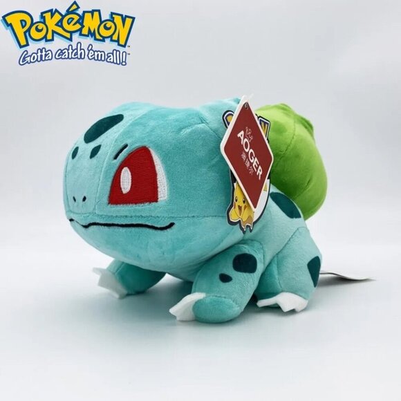 NEW Pokemon Bulbasaur Plush AOGER Doll Toy Kids Authentic 20cm Official Licensed - Picture 2 of 10
